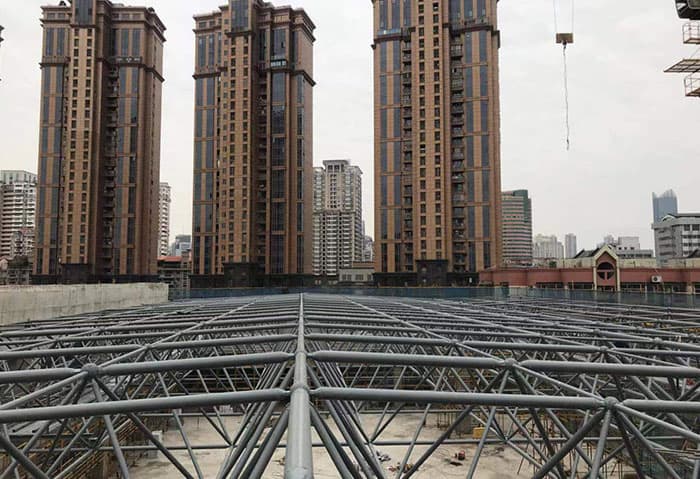 邵阳螺栓球网架结构